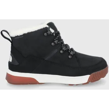 Dámská zimní obuv Kožené boty The North Face W SIERRA MID LACE WP dámské, černá barva, lehce zateplené NF0A4T3XR0G1 99X, EUR 39.5