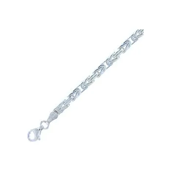 Řetízek Stříbrný řetízek Královský vzor , 65 cm