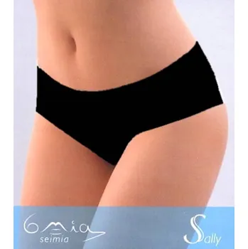 Kalhotky Neviditelné široké kalhotky Laser cut Sally - L černá