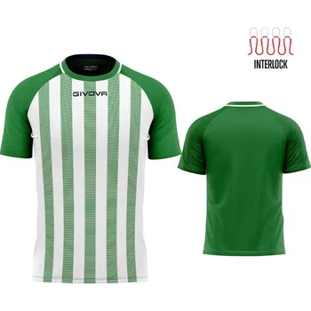 Chlapecké tričko Sportovní triko GIVOVA Rugby green-white M