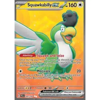 Karetní hra Pokémon PAL 247/193 Squawkabilly ex - Paldea Evolved