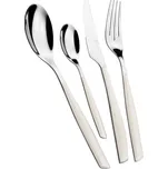 Sada příborů pro 6 osob z nerezové oceli BUGATTI GLAMOUR WHITE (24 kusů)