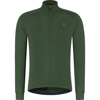 nosiče na kolo Hřejivý cyklistický dres Rogelli ESSENTIAL II s dlouhým rukávem, zelený L