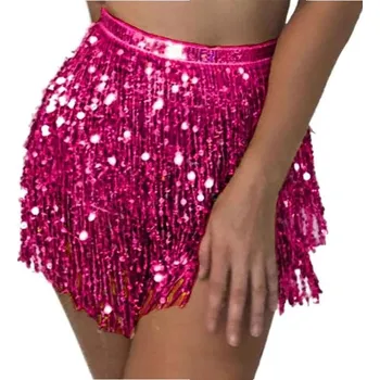 Dámská sukně Dámská flitrová sukně Růžová M