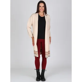 Dámský svetr EVONA a.s. Dámský kardigan XIMENA smetanová - XIMENA SMETANOVÁ UNI