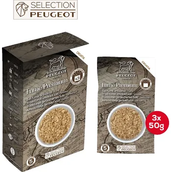 Koření Peugeot Uzená mořská sůl Premium, 3 x 50 g 46958