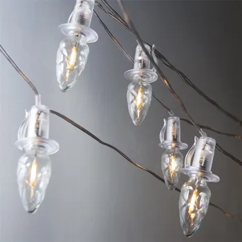 Vánoční dekorace Prodloužení pro venkovní soupravu LED Filament Šiška čirá TVP-20, čirá kabeláž