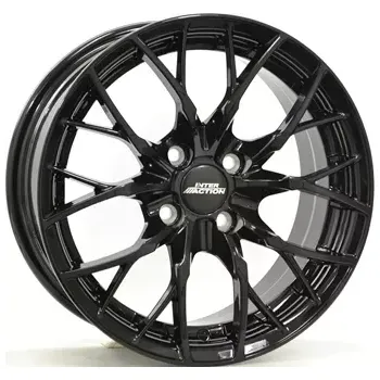 Alu kolo Alu kola INTER ACTION FLASH, 15x7 4x100 ET38, černá lesklá