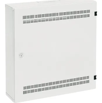 modulární přístroj a rozvaděč Solarix Rozvaděč LC-18 s lištami 2U, 4U a 11U, 550x550x150mm bílá RAL9003