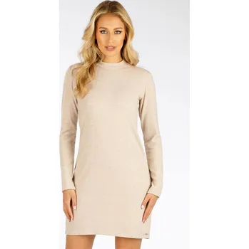 Dámské šaty Dámské šaty LITEX s dlouhým rukávem béžové Velikost: XL