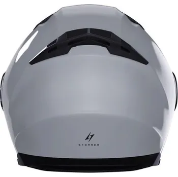 Helma na motorku STORMER Open face helmet STORMER RIVAL nardo grey glossy L