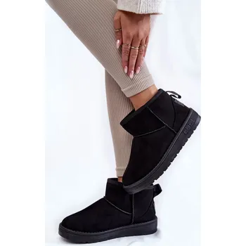 Dámská zimní obuv Dámské teplé sněhule Big Star KK274288 Černe 41