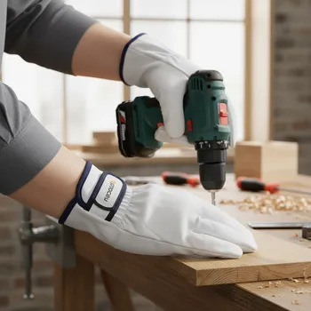 Pracovní rukavice Procera Rukavice X-DRIVER, suchý zip Velikost 10 šedá