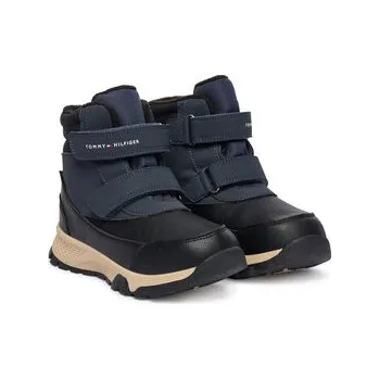 Dámská zimní obuv Tommy Hilfiger Sněhule Velcro Bootie T1X5-34134-1592 S Černá 33