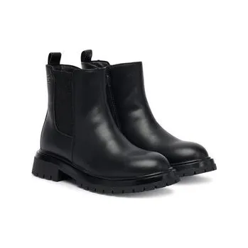 Dámské kozačky Polokozačky Tommy Hilfiger T3A5-34152-1355999 S Černá 30