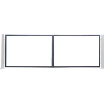 brána B2B Partner Rám dvoukřídlové brány pro vlastní výplň 420x146.09999084472656 cm antracit