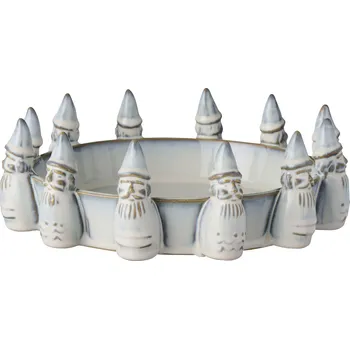 Vánoční dekorace Ib Laursen Keramická mísa na dekorace Santa's Helpers Ø 16,5 cm