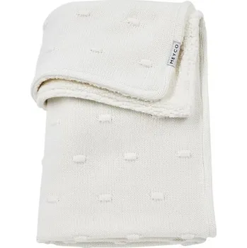 Dětská deka Meyco Deka Knots Teddy fleece - Off white