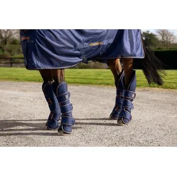 Ochrana nohy a ocasu Bucas Chrániče transportní Therapy Bucas, 4 ks, navy/orange FULL