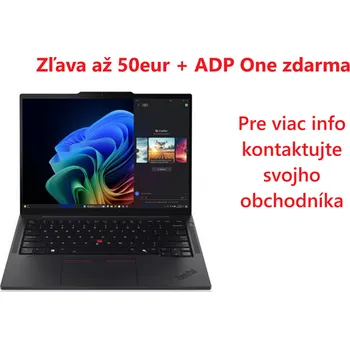 Notebook Lenovo TP T14s G6, Ryzen AI 7 PRO 360, 14.0˝ 1920x1200 WUXGA/Touch, UMA, 64GB, SSD 1TB, W11Pro, matný,5G/LTE, 3y PS, AI, 21M1001KCK