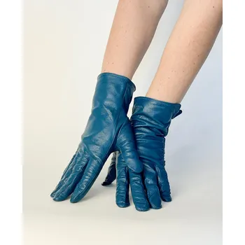 Rukavice Moderní kožené rukavice v modré barvě, VELIKOST 2XL ( 8,5 )