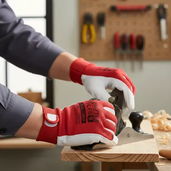 Pracovní oblečení Procera Rukavice X-CRAFTER - velikost 9 a 10 Velikost 10 šedá/červená