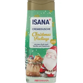Sprchový gel ISANA Krémový sprchový gel Vánoční pocity 300 ml