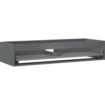 Koupelnový nábytek Mexen Box-A skříňka pod umyvadlo 120 cm, 1 zásuvka, grafit mat - 91AX0-1200-235-1-66 Korpusy skříněk