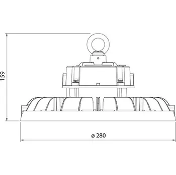 MCLED Sví. LED LEDtec G2 150W 5000K 120° IP65 ML-611.333.63.3-50.80.120