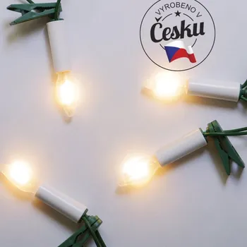 Vánoční dekorace Prodloužení pro venkovní soupravu LED Filament Felicia čirá SVP-20, zelená kabeláž