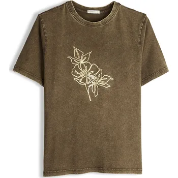 Dámské tričko GATE Bavlněné tričko s lesklým potiskem 40 225-1665/49