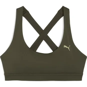 Podprsenka DÁMSKÁ Podprsenka PUMA CLOUDSPUN BRA - MID 52746270 – Olivová XS