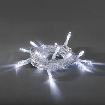 Vánoční dekorace Řetěz bateriový 1408-203, 20 LED, studená bílá KONST