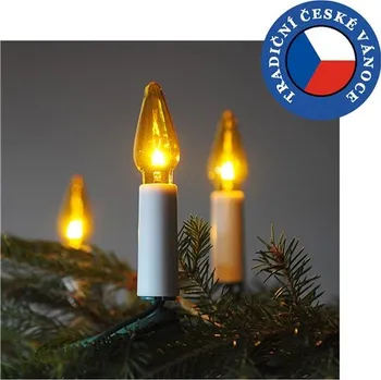 Vánoční dekorace Souprava Felicia žlutá SV-16, 16 žárovek 14V/0,1A