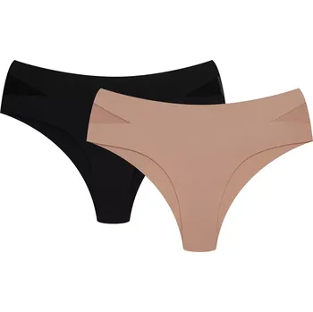 Kalhotky Henderson Finau 43672 2-pack barva:černá/hnědá S