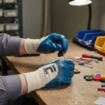 Pracovní rukavice CERVA GROUP Rukavice HARRIER Velikost 7 modrá