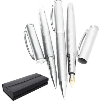 Souprava šperků Luxusní psací souprava Nezha stříbrná matná