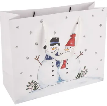 Dárková taška SNĚHULÁK 32x12x26 cm