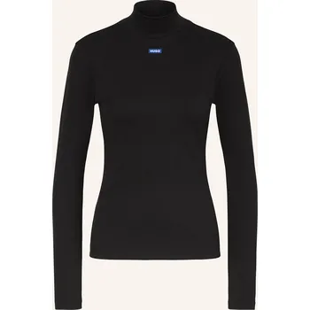 Dámské tričko Hugo Dámské Tričko S Dlouhým Rukávem Easy, černá, 42