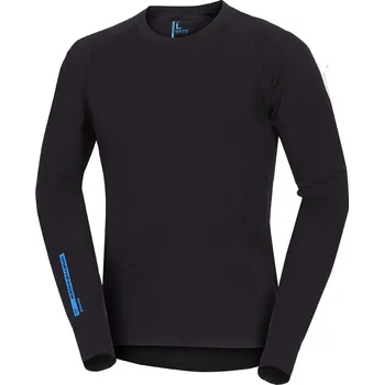 Northfinder Pánské merino tričko – základní vrstva ED, černá, XL