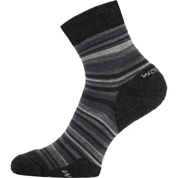 Dámské ponožky Unisex merino ponožky LASTING černé Velikost: S