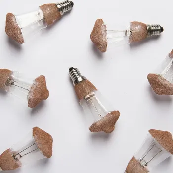 Vánoční dekorace Žárovka Lucerna měď 20V/0,1A, balení 36 ks