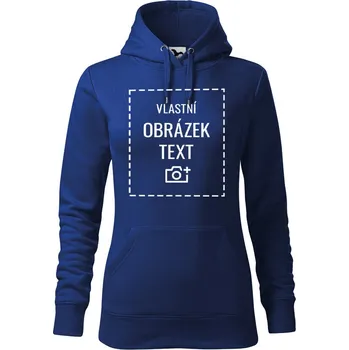 Dámská mikina Dámská mikina s vlastním potiskem, Barva Modrá, Velikost 2XL, Canvas Dámská mikina Bezvatriko.cz