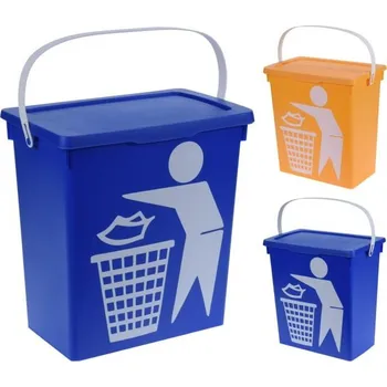 kbelík vědro 12,0l hran.s víkem, plast