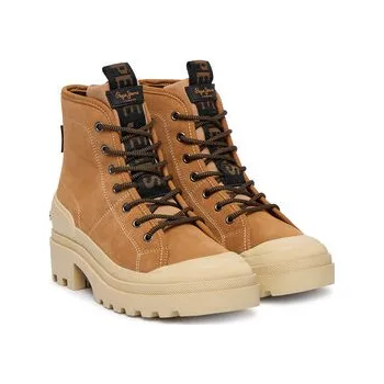 Dámská treková obuv Turistická obuv Pepe Jeans Hale Basic W PLS500006 Hnědá 38