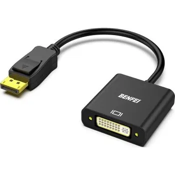 Video kabel BENFEI DisplayPort na DVI adaptér (černý)