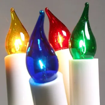 Vánoční dekorace Žárovka Gloria barevná 14V/0,1A, balení 64 ks