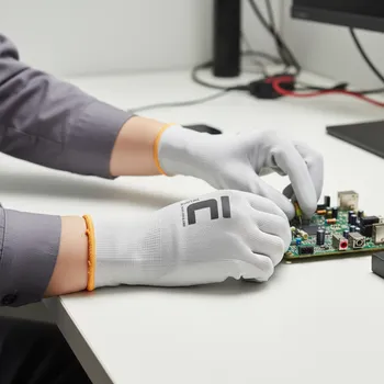 Pracovní rukavice CERVA GROUP Rukavice BUNTING Velikost 6 bílá