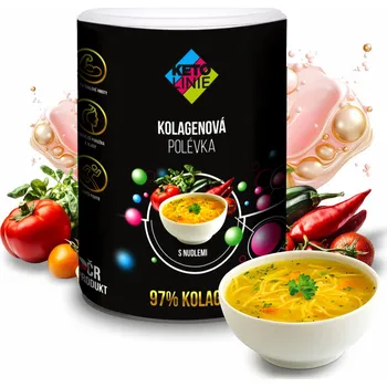 Keto dieta Ketolinie kolagenová polévka se slepičí příchutí 300g ( 11 porcí )