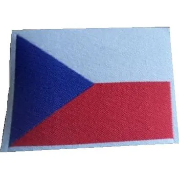 Airsoftová zbraň Armáda ČR Nášivka tkaná ČR vlajka velká 80x60mm BAREVNÁ